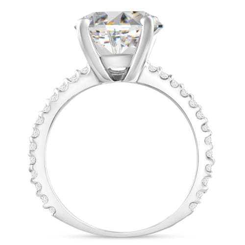 Bliss Diamond 3 Carat Diamond Engagement Solitaire Ring 14k Gold Lab Grown Round Cut In 14k White Gold