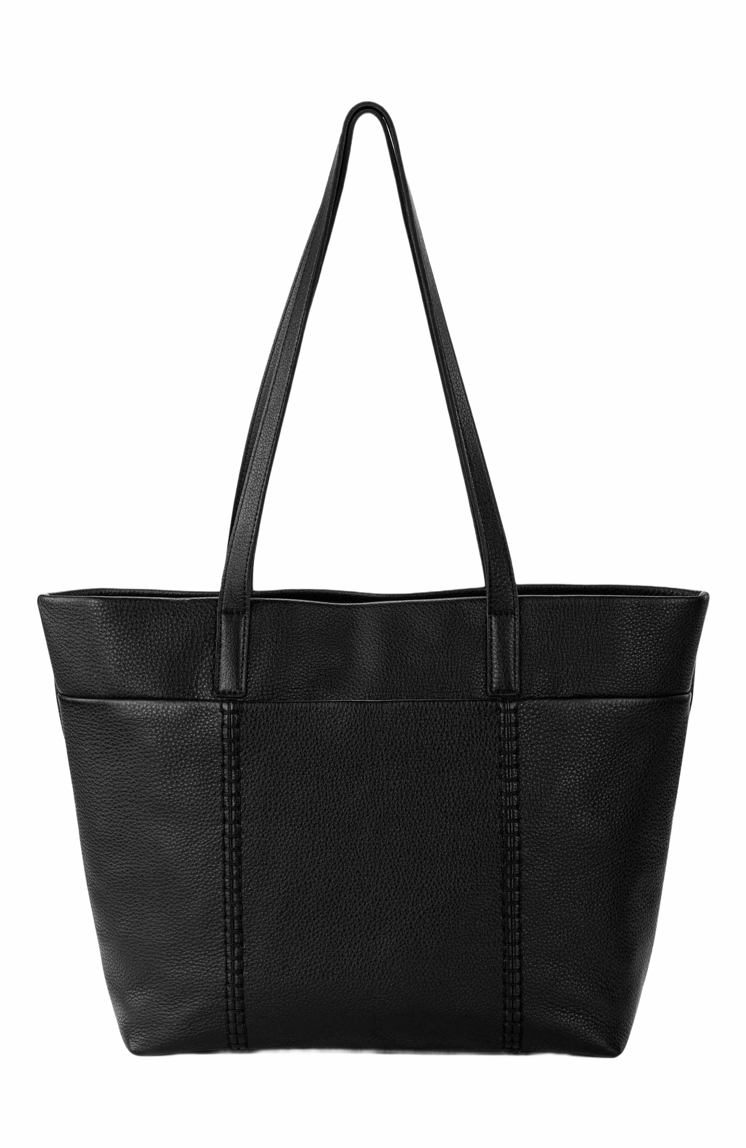 The Sak Metro Tote Bag - Leather, Main, color, Black