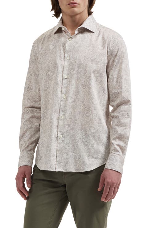 Axel Long Sleeve Patterned Shirt