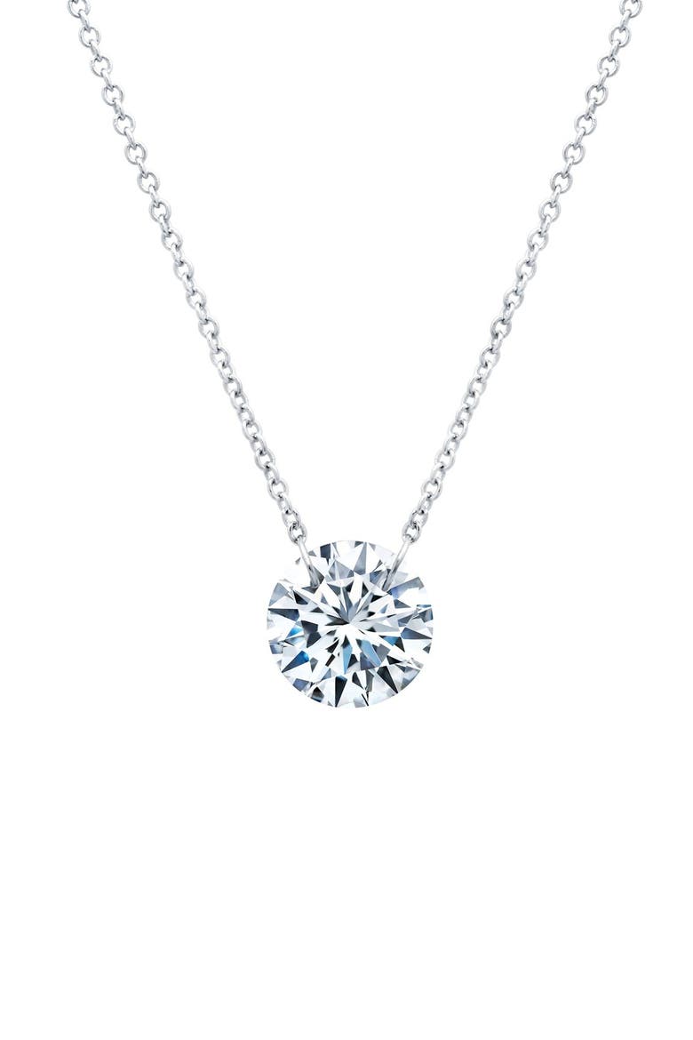 In Motion Frameless Pendant Necklace, Main, color, SILVER