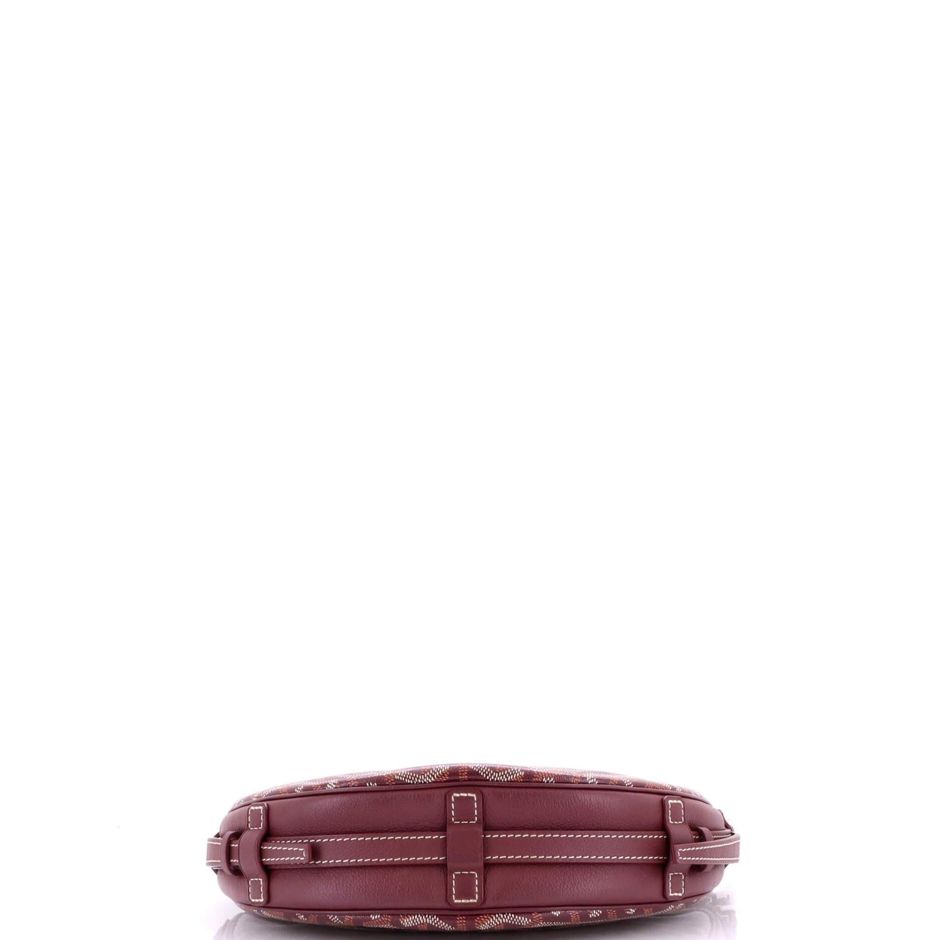 Pre-Owned Goyard Hirondelle Shoulder Bag Coated Canvas and Leather, Alternate, color, Red