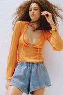 H&M Denim Pull-on Shorts
