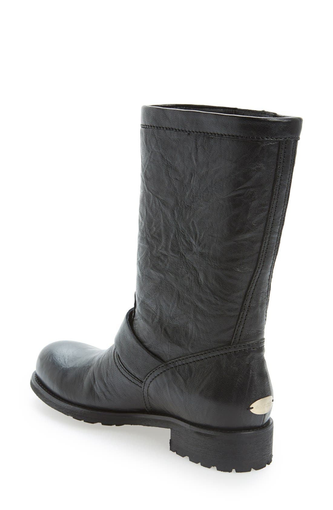 Jimmy Choo Motorcycle Boot, Alternate, color, 