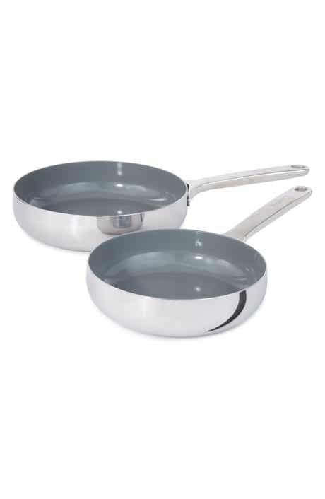 Belly Tri-Ply Stainless Steel 2-Piece Fry Pan Set