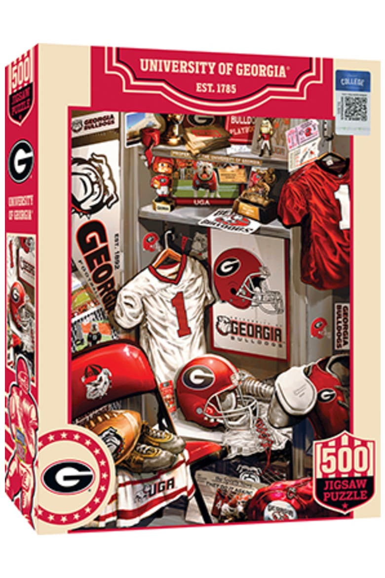 Georgia Bulldogs Locker Room 500 Puzzle, Main, color, Multicolor