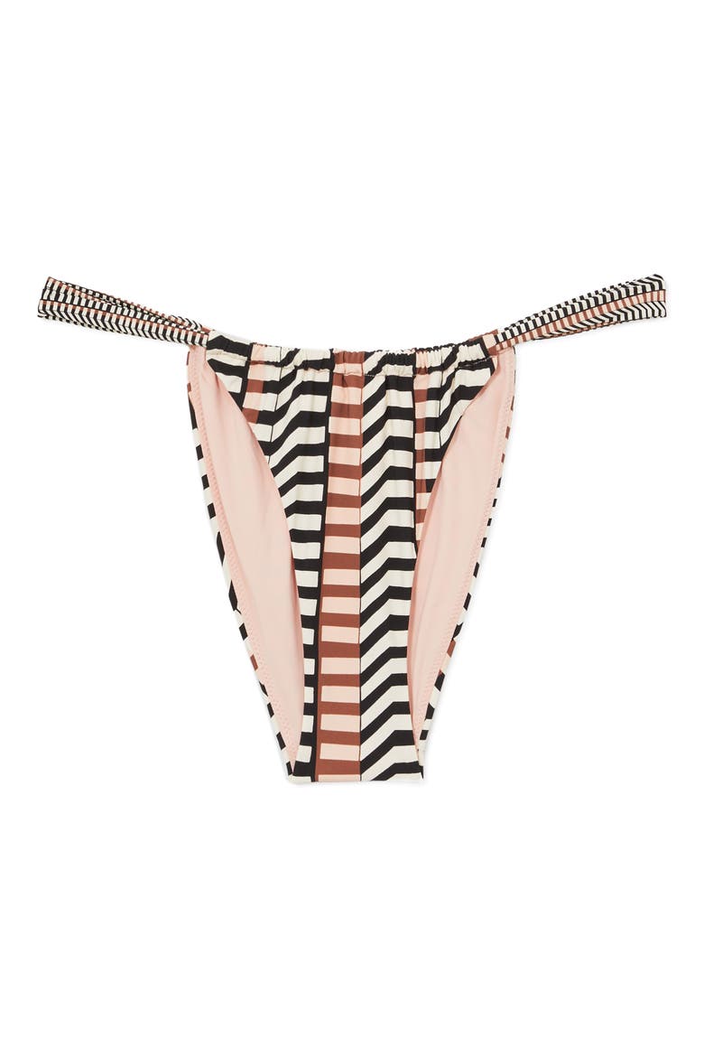 Kate Bikini Bottoms, Alternate, color, BLACK/ BROWN