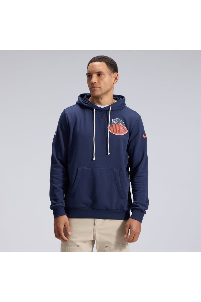Men's Nike  Navy Chicago Bears 2026 Rivalries Collection Standard Issue Sideline Pullover Hoodie, Main, color, Navy