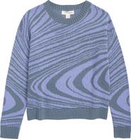 Treasure & Bond Kids' Pattern Pop Cotton Blend Sweater