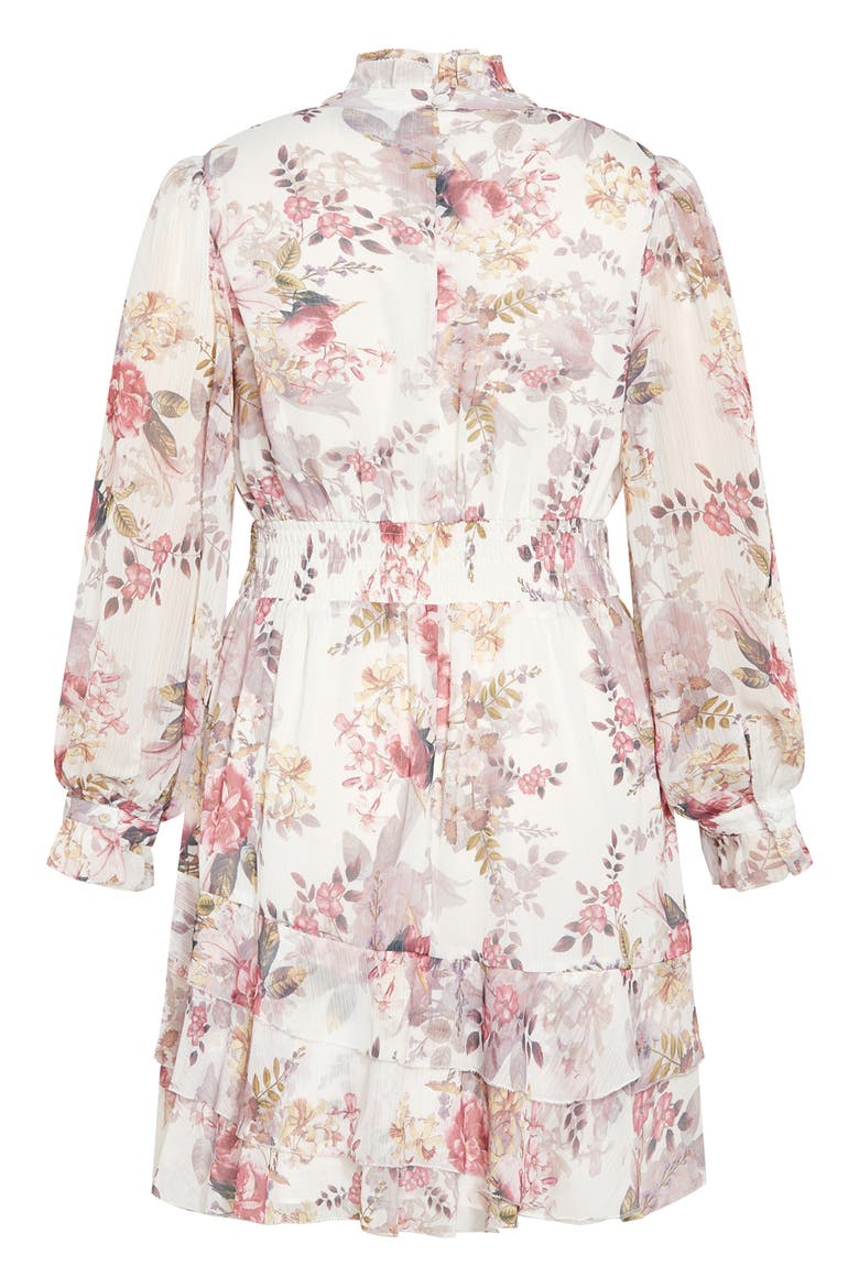 Amani Floral Print Long Sleeve Dress, Alternate, color, FLORAL
