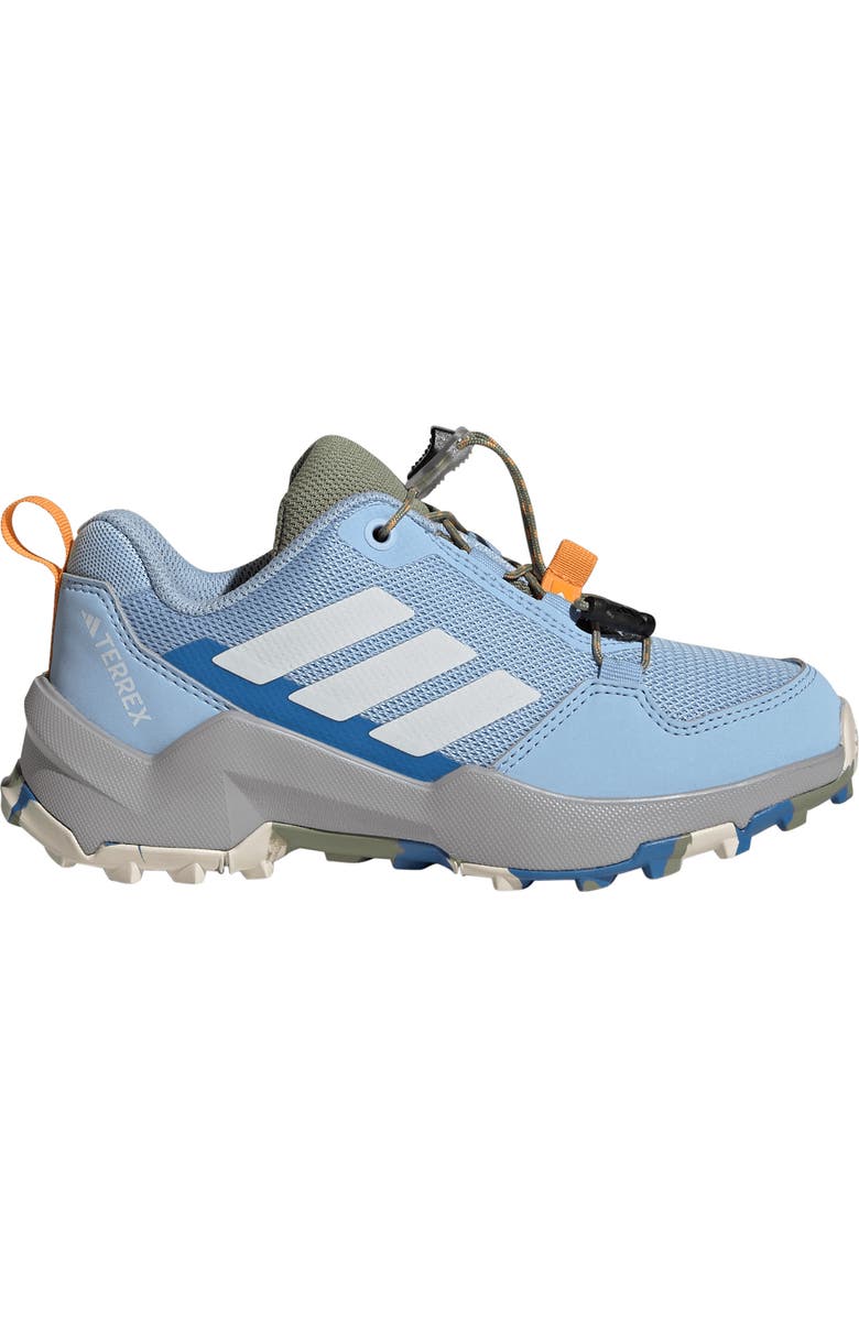 adidas Kids' Terrex Ax4r Mid Hiking Shoe, Alternate, color, Blue/ White/ Grey