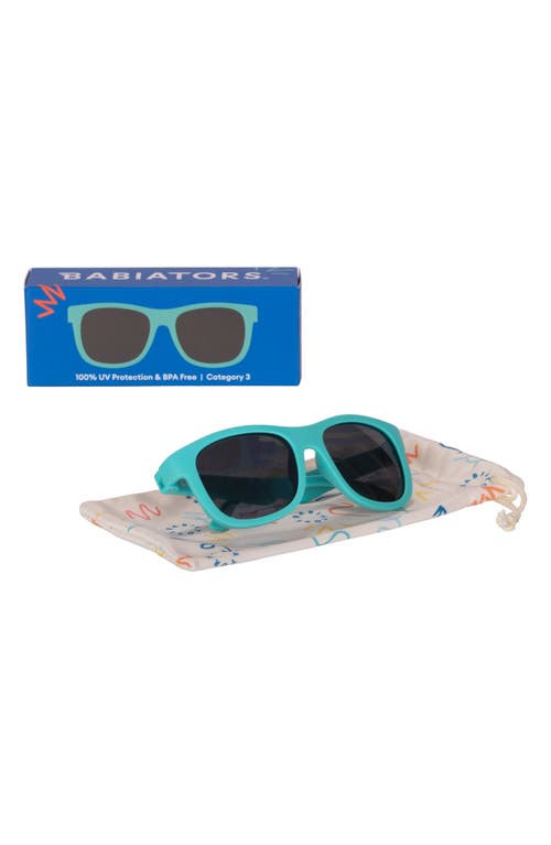 Shop Babiators Kids' Navigator Sunglasses In Totally Turquoise
