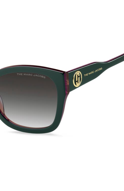 Marc Jacobs 56mm Gradient Round Sunglasses