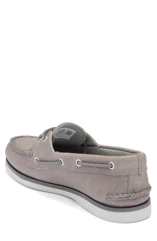 Sperry Gold Cup Authentic Original Two-eyelet Boat Shoe In Gray