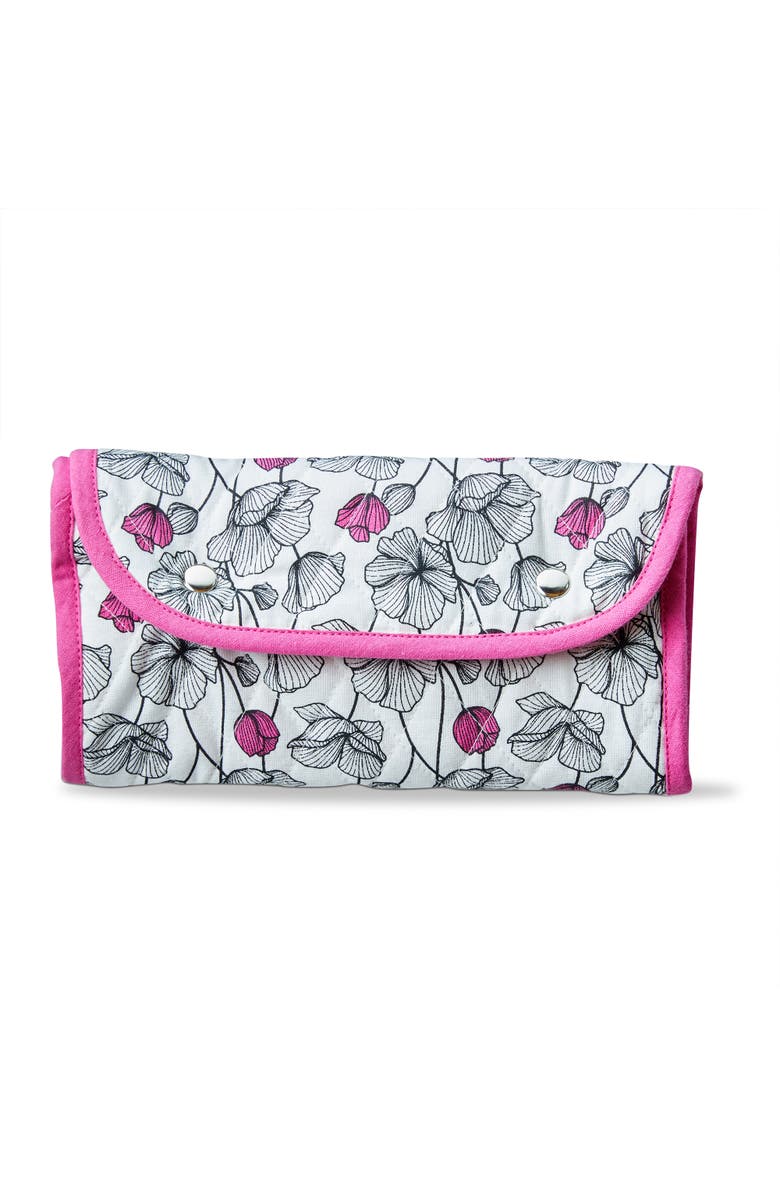 tag Oh So She Roll Up Make Up Pouch Fuchsia Fuchsia Cotton Everyday, Main, color, Pink