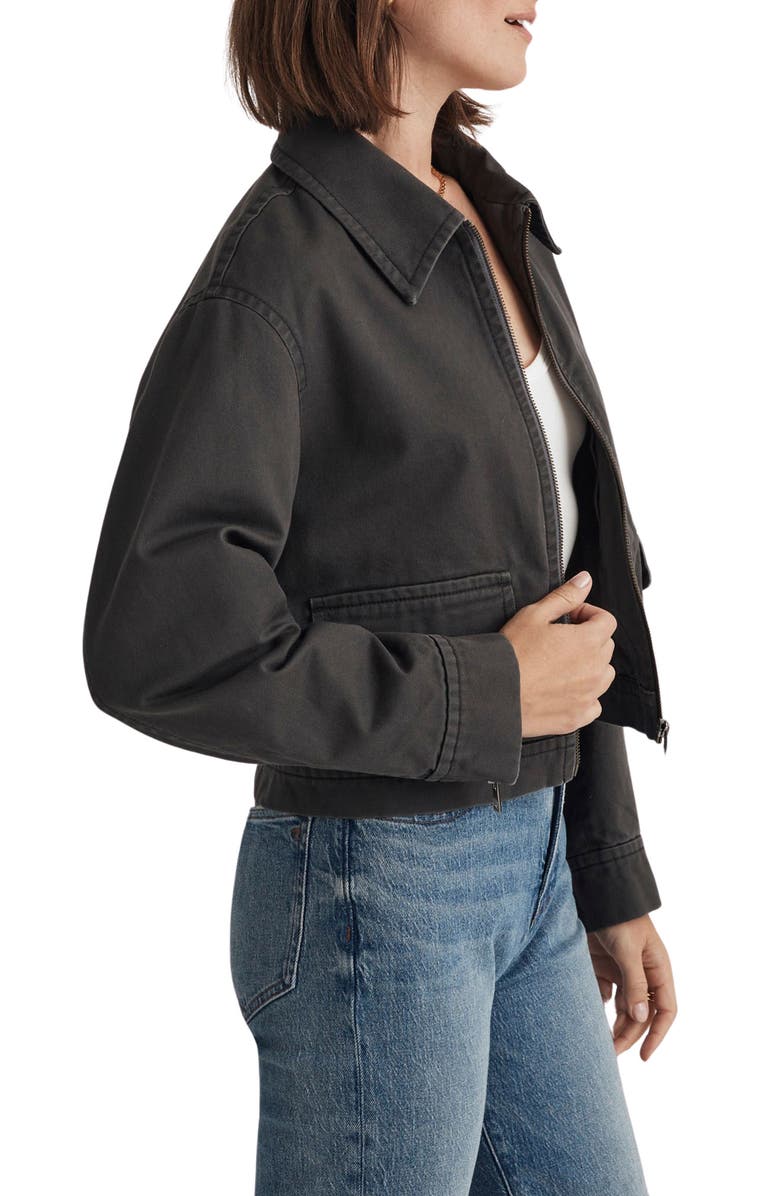 Madewell Crop (Re)generative Chino Utilitarian Jacket, Alternate, color, 