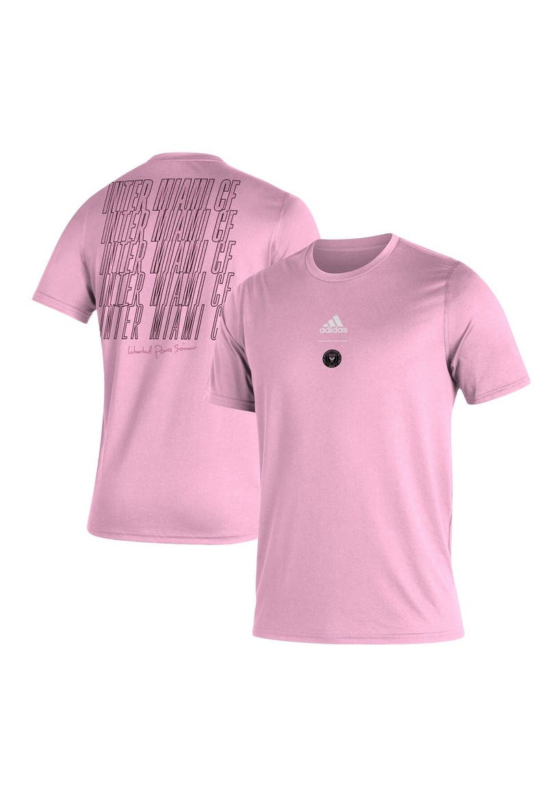 Men's Inter Miami CF Pink adidas Creator Club T-Shirt, Alternate, color, Pink