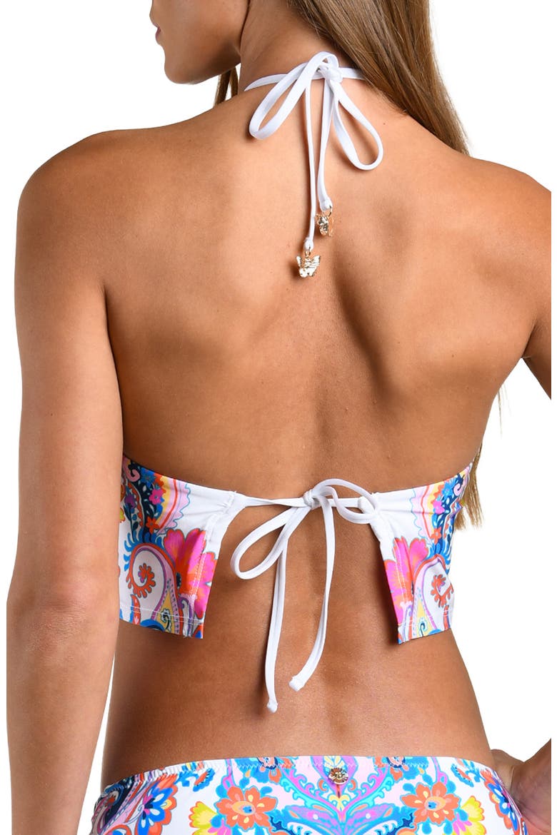 Butterfly Halter Tankini Top, Alternate, color, MULTI