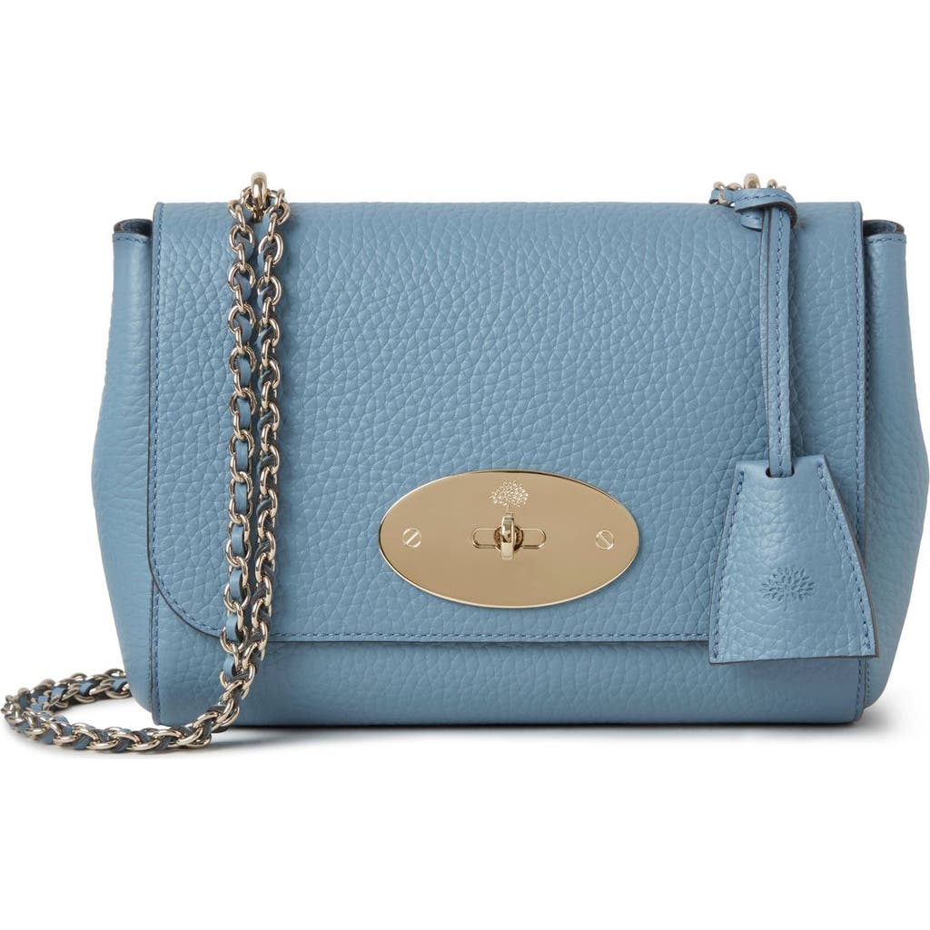 Mulberry Lily Leather Satchel In Brighton Blue