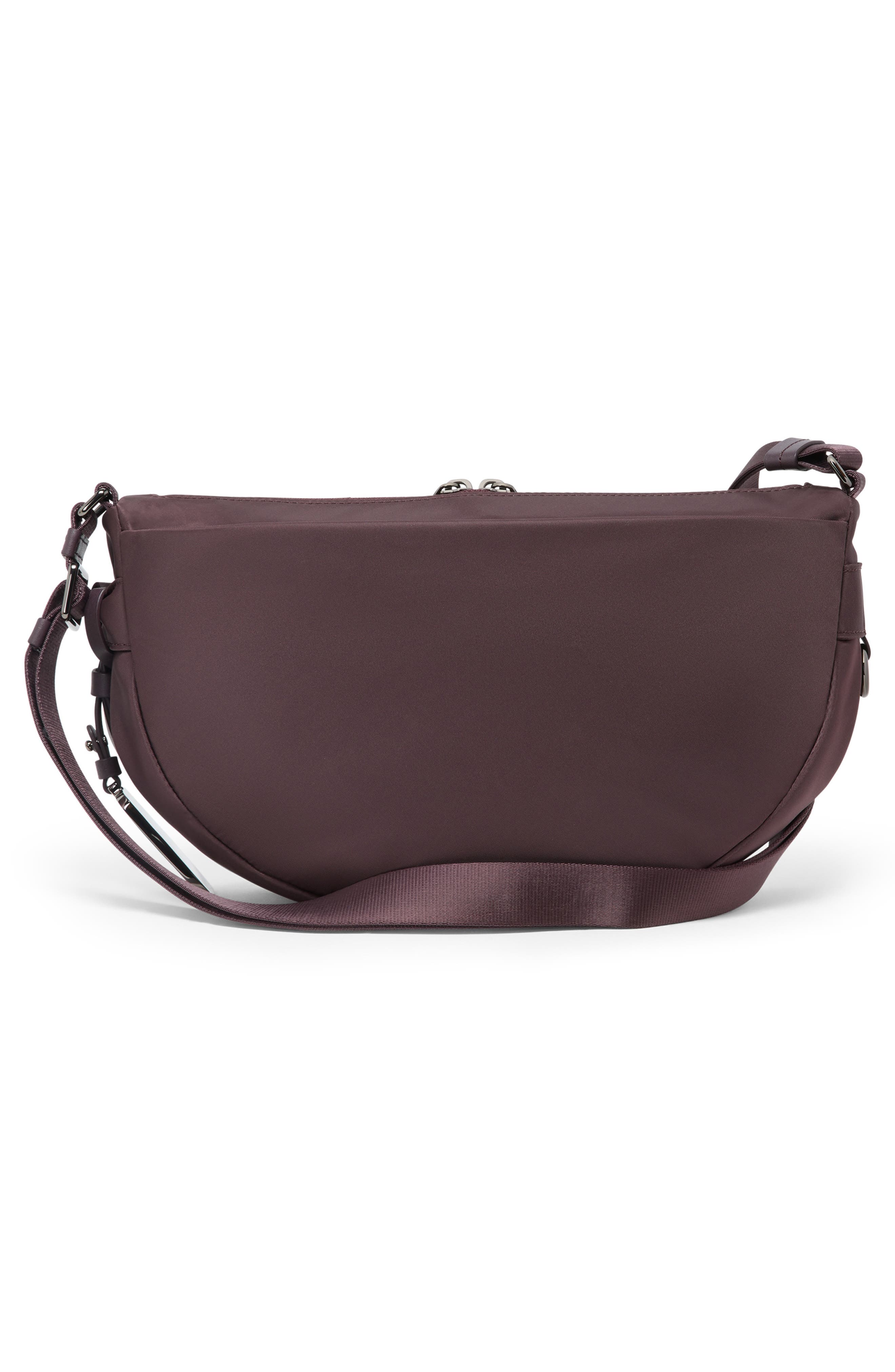 Maujer Nylon Crossbody Bag, Alternate, color, DEEP PLUM