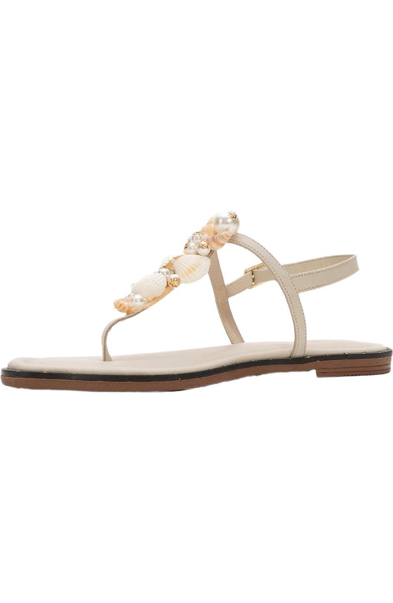 Forever & Always Shoes JOE Leather Thong Sandal, Alternate, color,