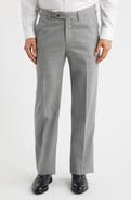 Berle Flat Front Tropical Weight Wool Dress Pants