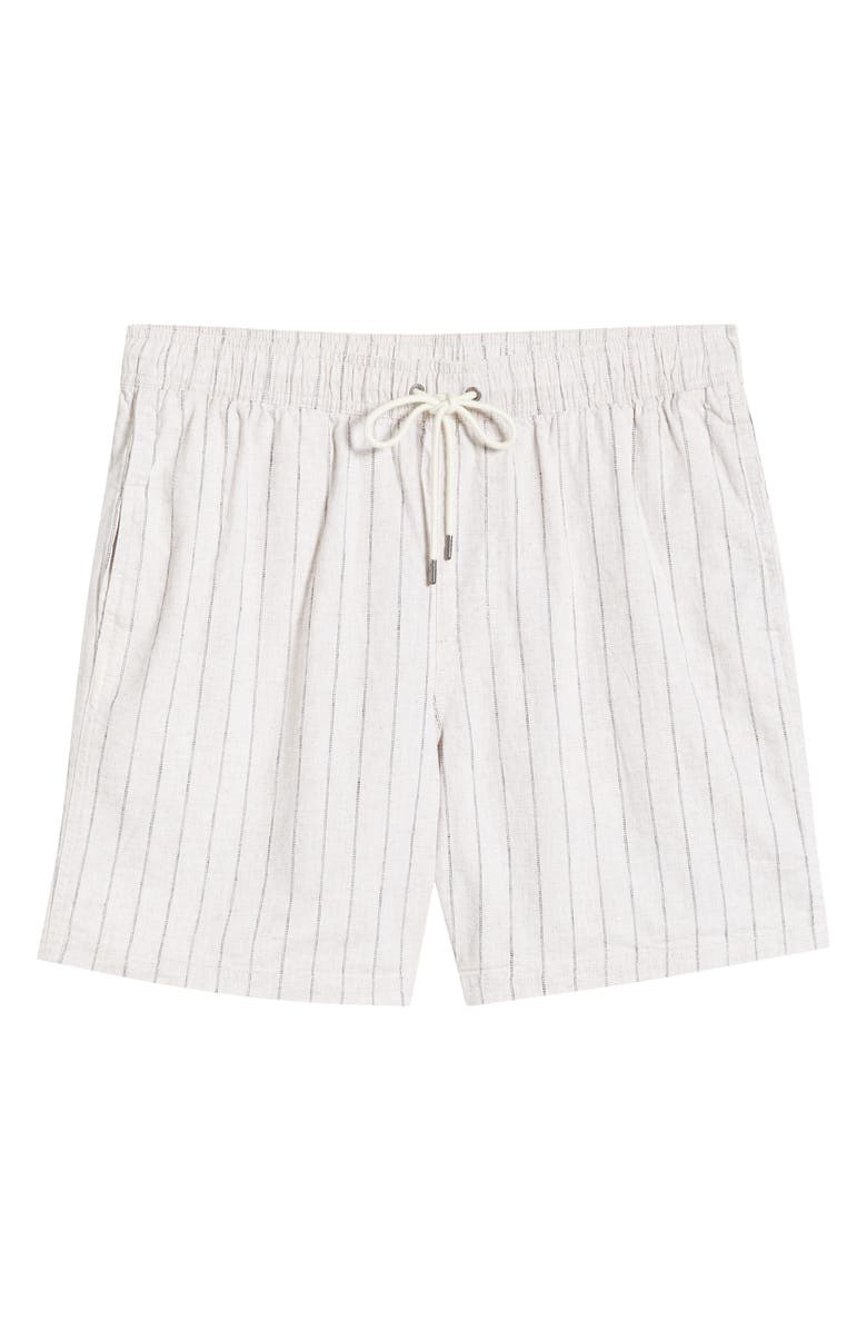 RVCA Sands Stripe Cotton Drawstring Shorts, Alternate, color,