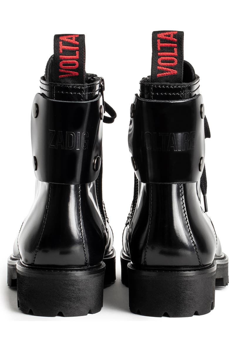 Zadig & Voltaire Morrison Combat Boot, Alternate, color,