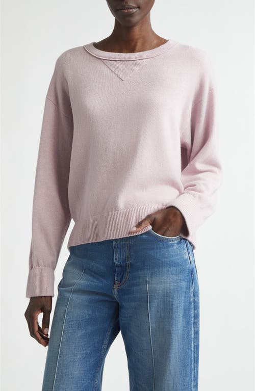 Johnstons of Elgin Stella Cashmere Sweater in Lunan Pink at Nordstrom, Size Large