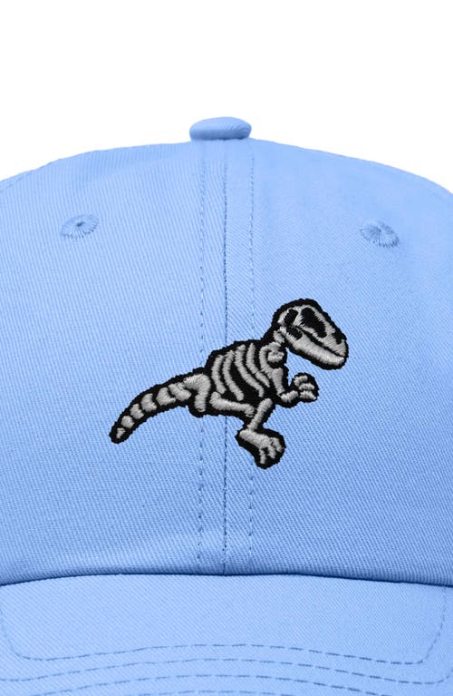 Dalix Fossil Embroidered Outdoor Hat In Light Blue