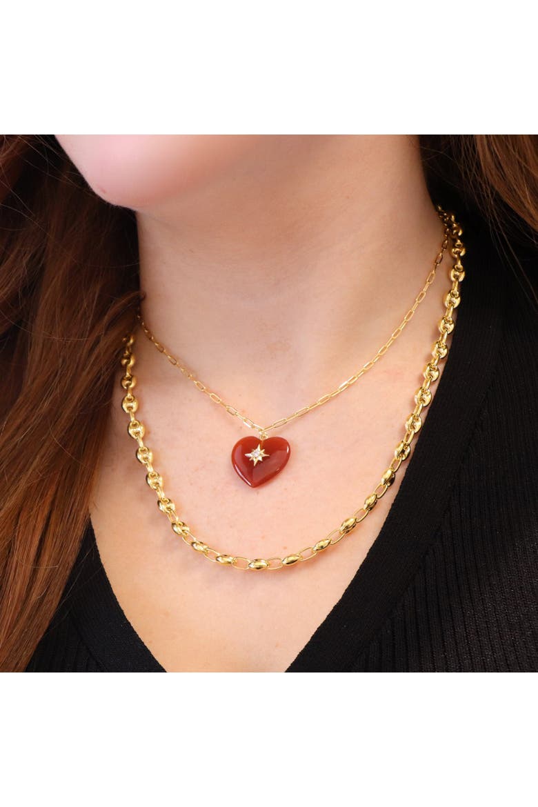 Mariner Link Necklace, Alternate, color, Gold-Plated Sterling Silver