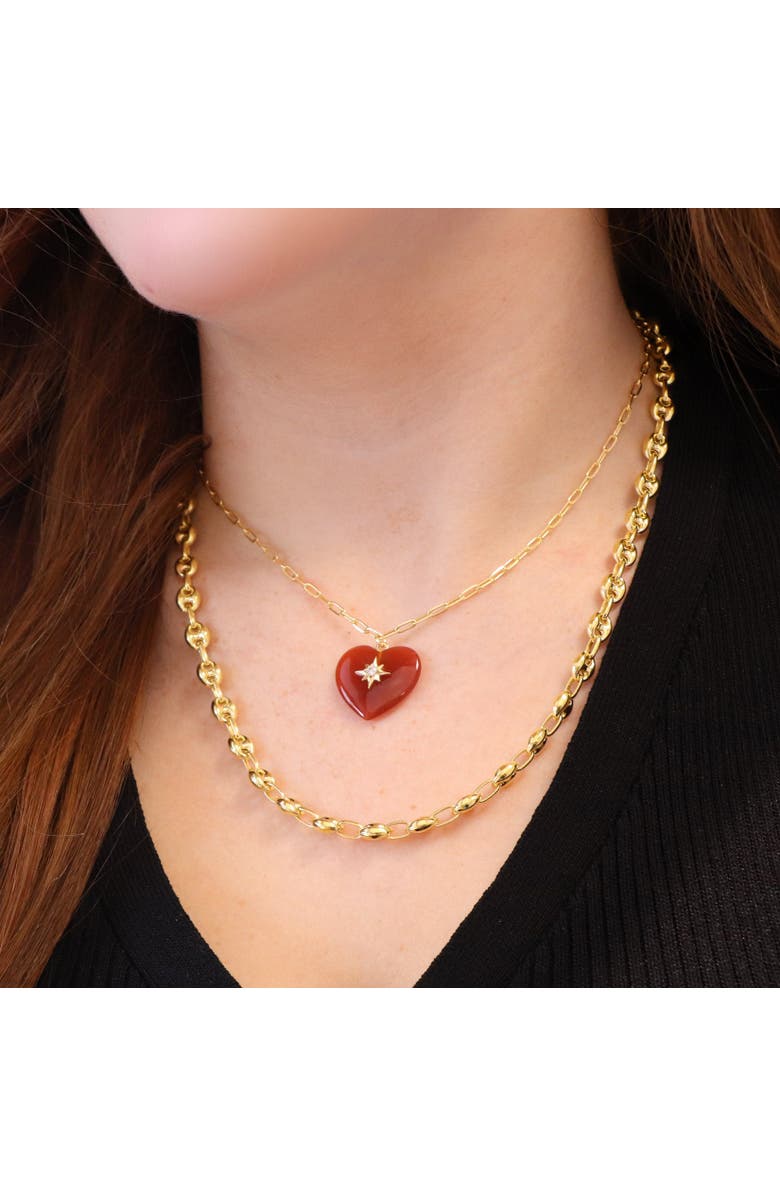 The Lovery Fine Jewelry Mariner Link Necklace, Alternate, color, Gold-Plated Sterling Silver