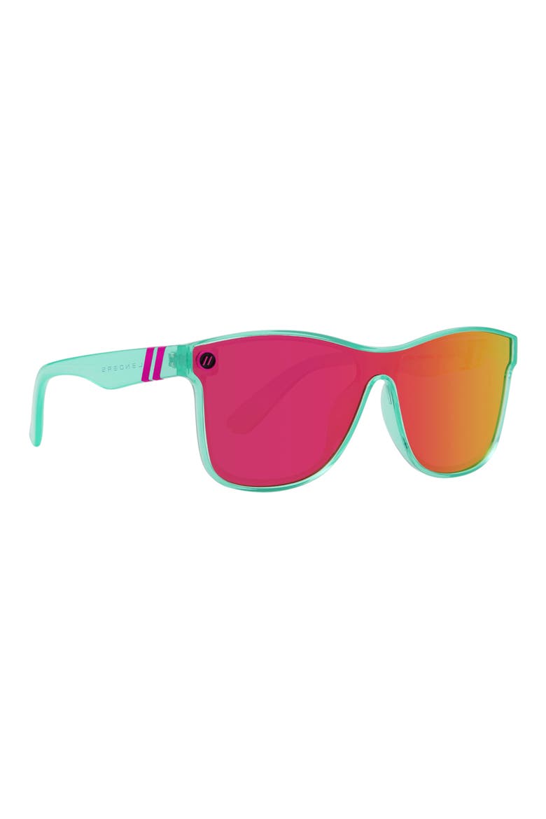 Millenia X2 138.5mm Polarized Square Sunglasses, Alternate, color, DANCE ELECTRIC