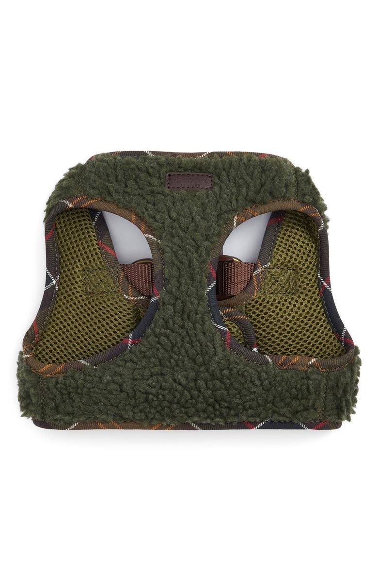 Barbour Fleece Dog Harness, Main, color, Olive