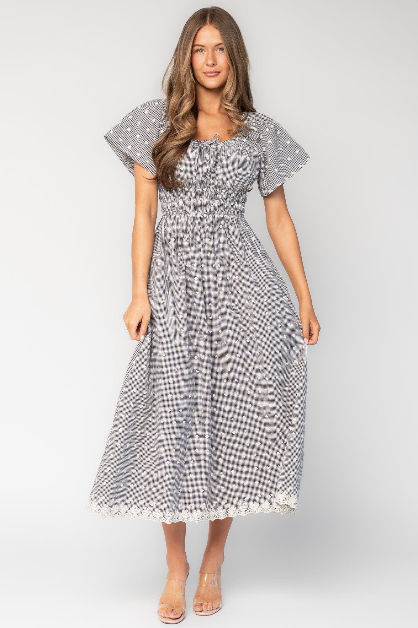 selected Black + White Gingham