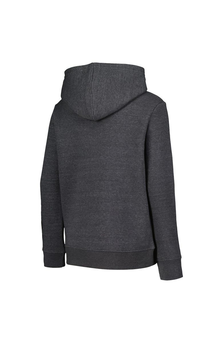 Outerstuff Youth Heather Charcoal Team USA 2024 Circle Badge Pullover Hoodie, Alternate, color, 