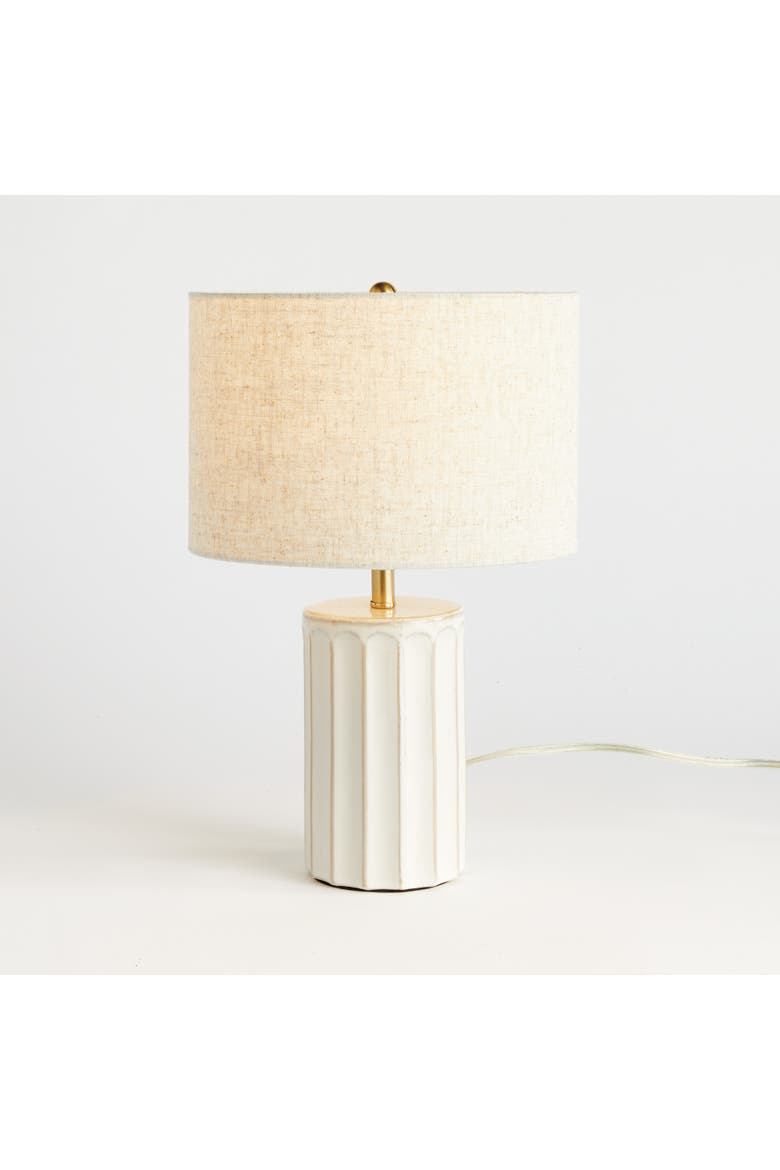 Austin Table Lamp, Main, color, White