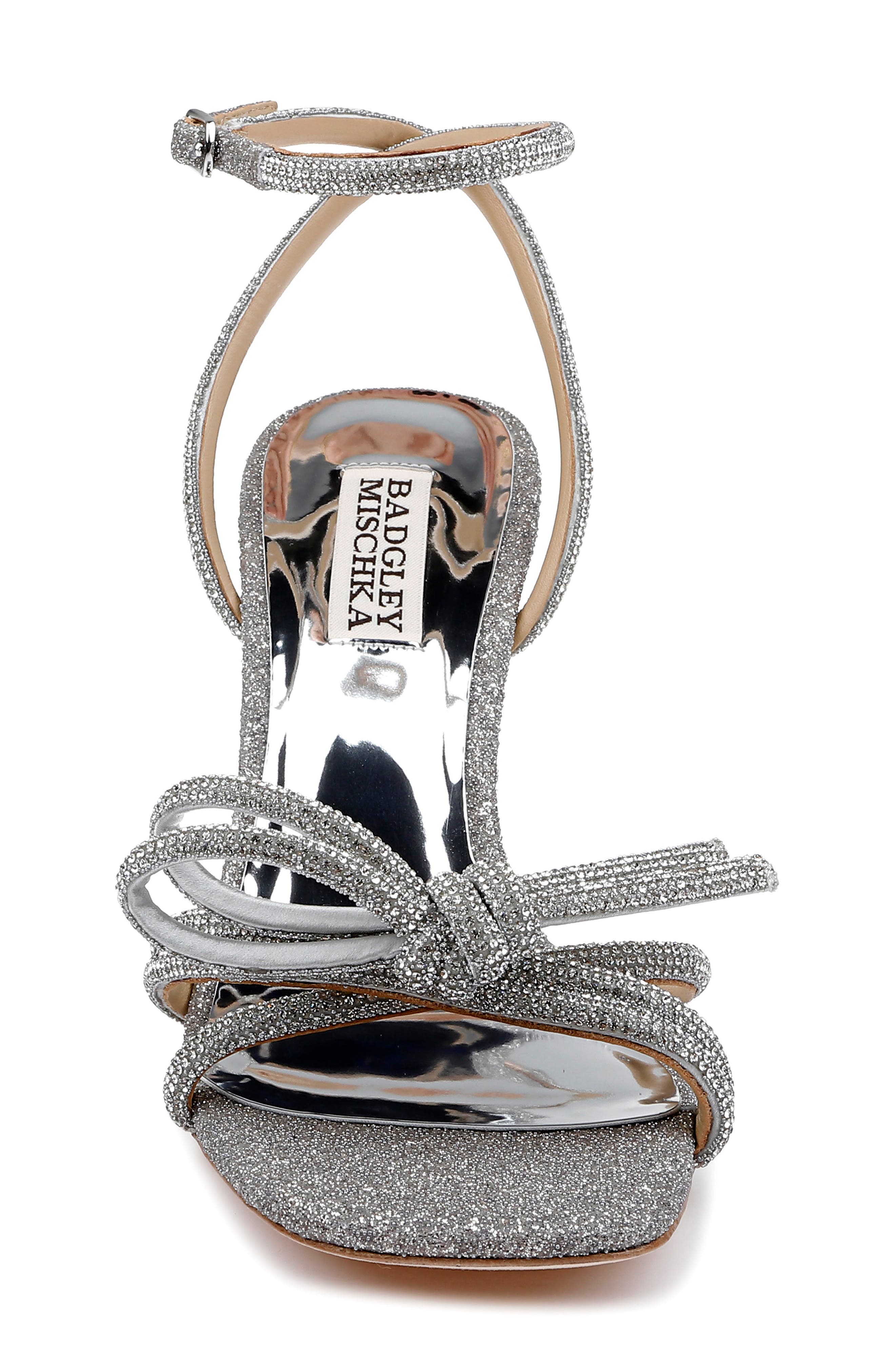 Effie Ankle Strap Sandal, Alternate, color, SLVR ANTIQ