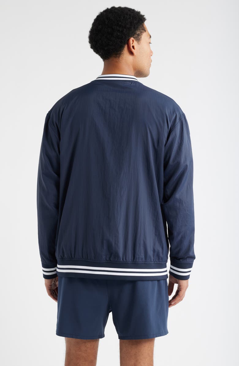 Recess Pickleball x Zella Nylon V-Neck Popover Top, Alternate, color, Navy Eclipse