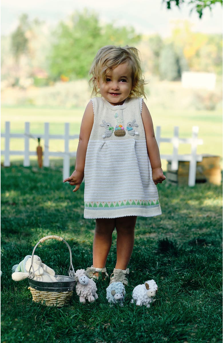Melange Collection Easter Dress With Bunnies, Alternate, color,