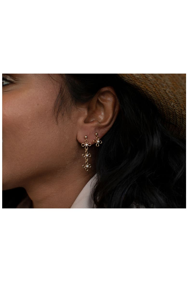 Mabel Drop Earrings, Alternate, color, GOLD