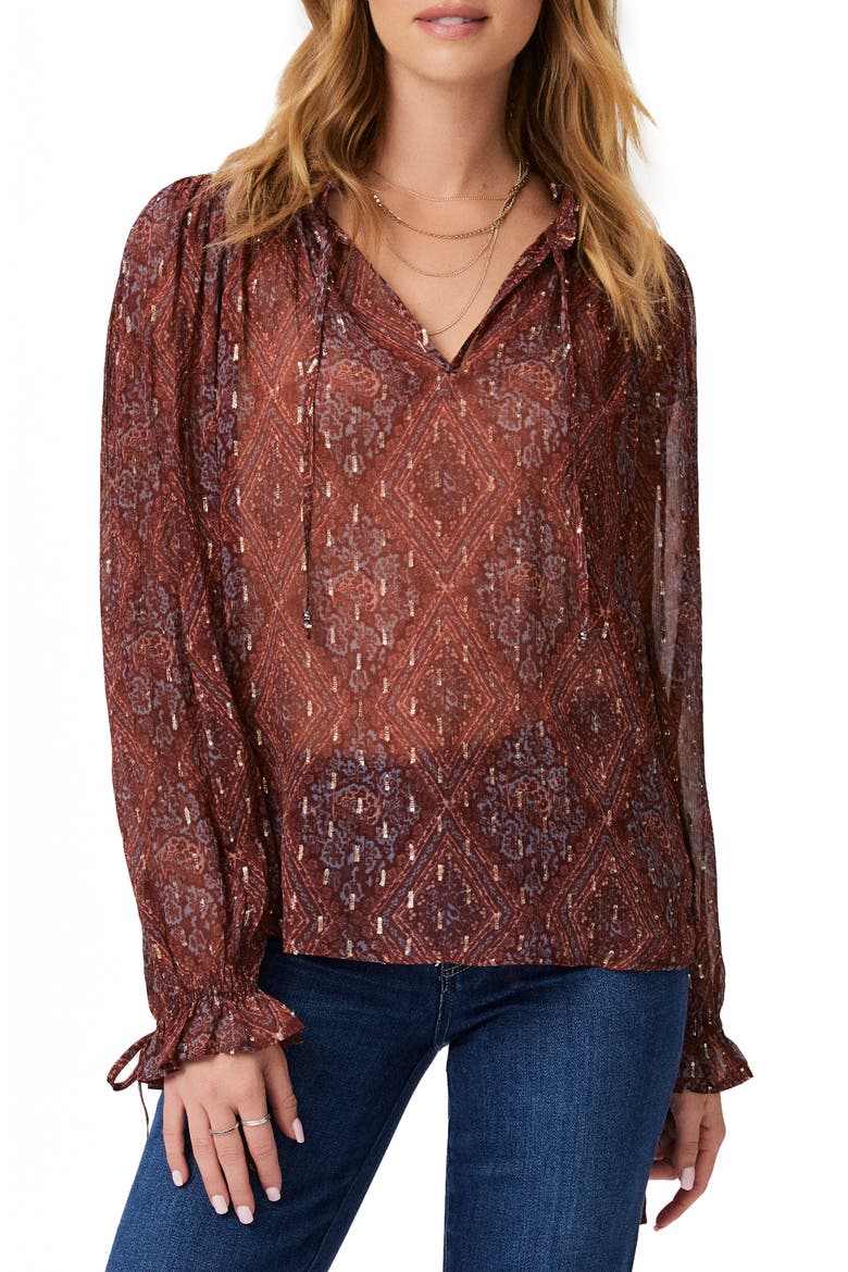 Fia Long Sleeve Top, Main, color, ICESLTMLTI