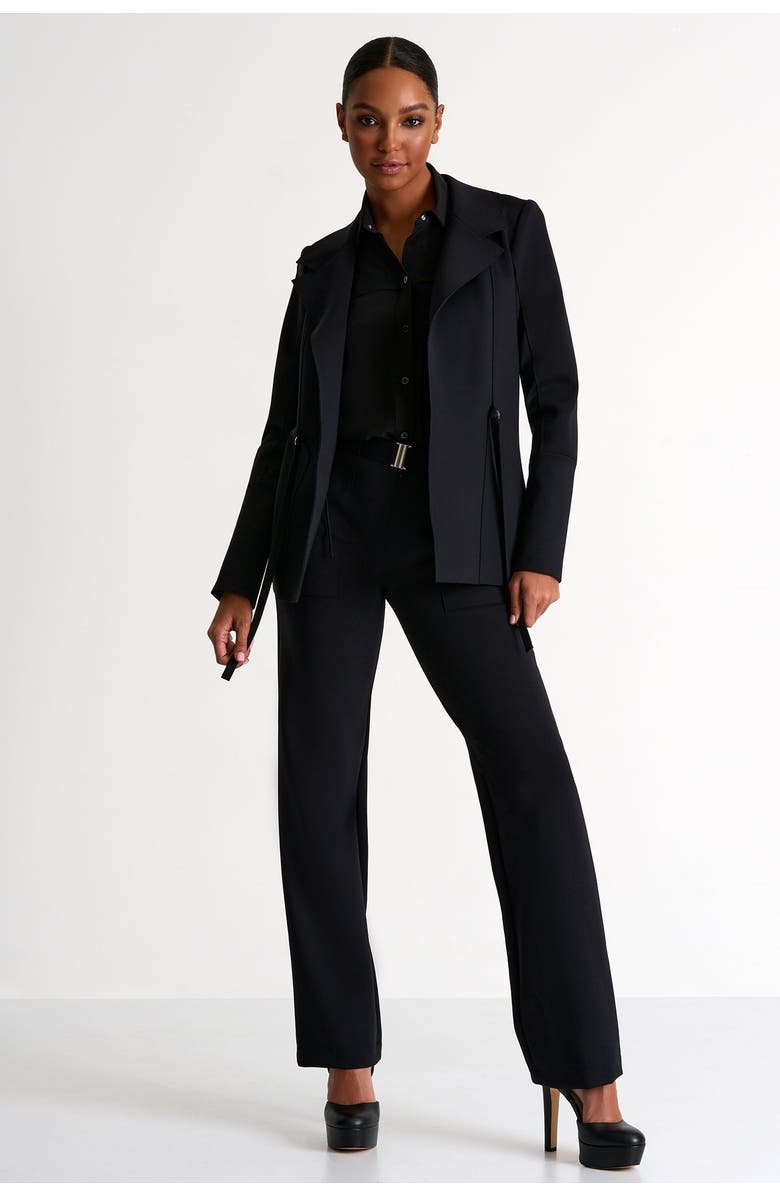 SHAN Structured Blazer, Alternate, color, Black