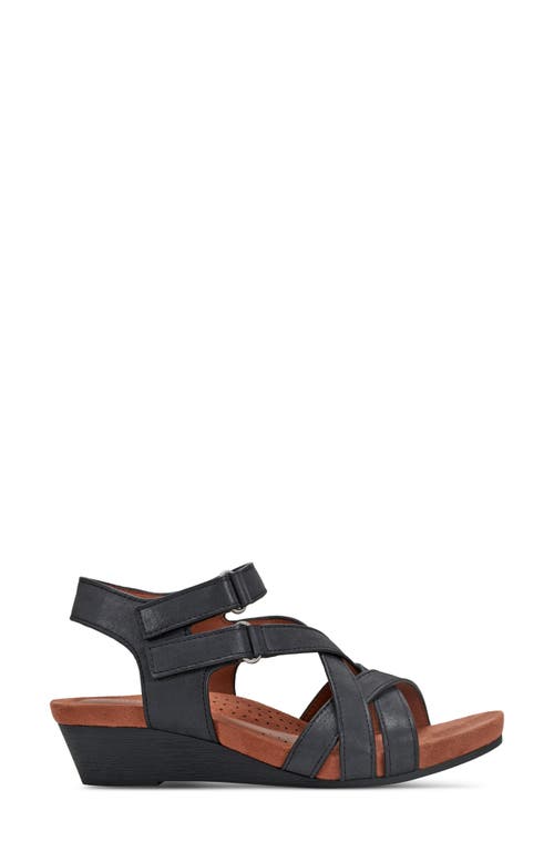 Rockport Cobb Hill Helin Strappy Sandal In Black