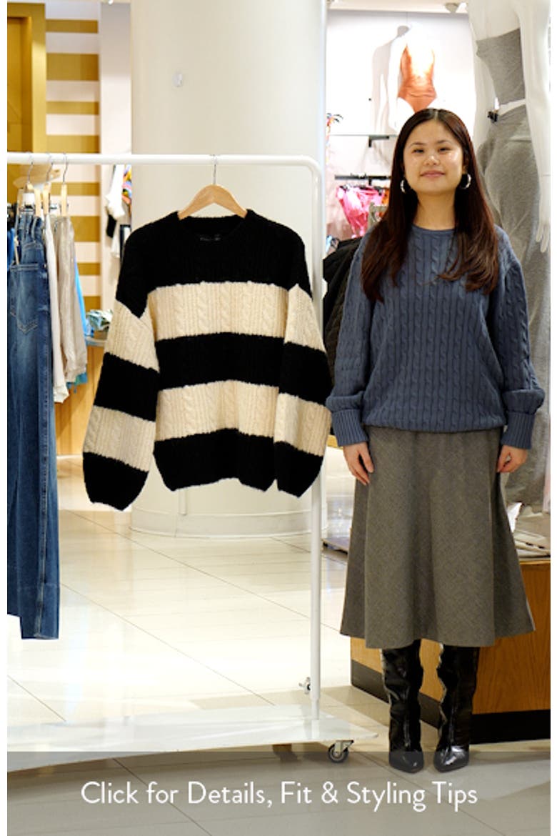 Stripe Chunky Sweater video