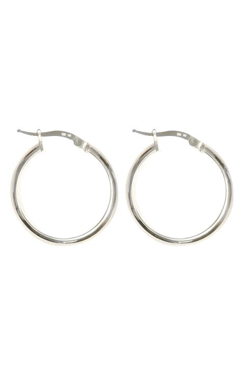 Tubular Hoop Earrings