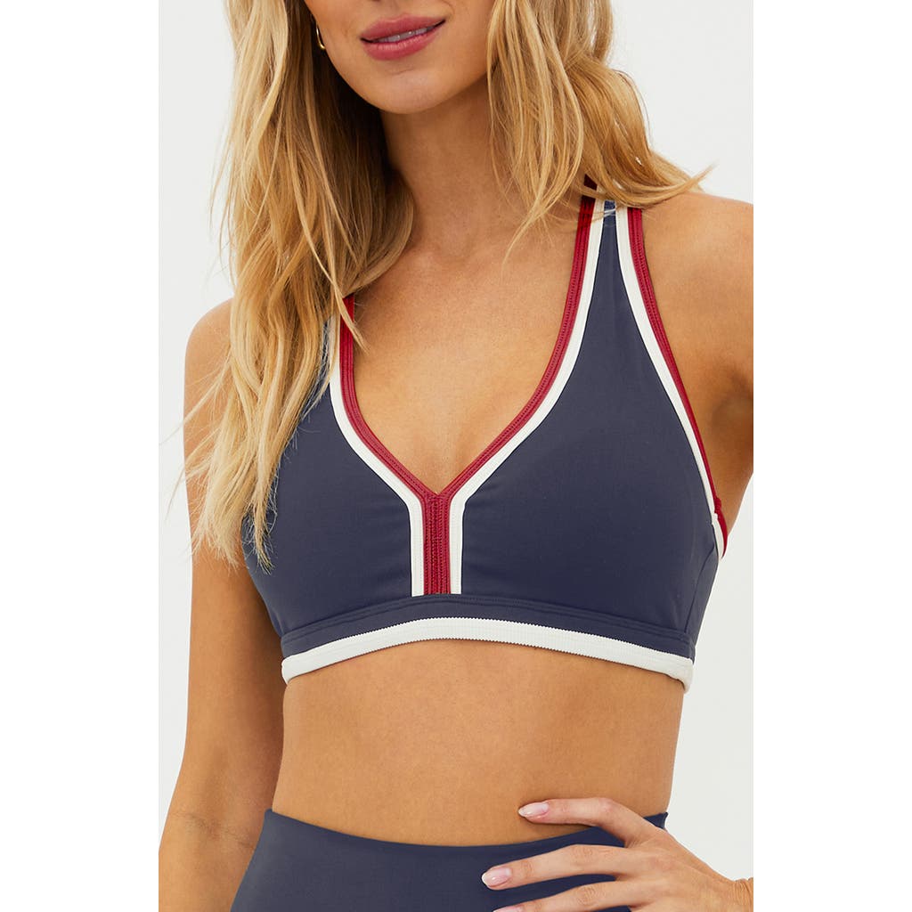 Beach Riot Ida Colorblock Racerback Sports Bra
