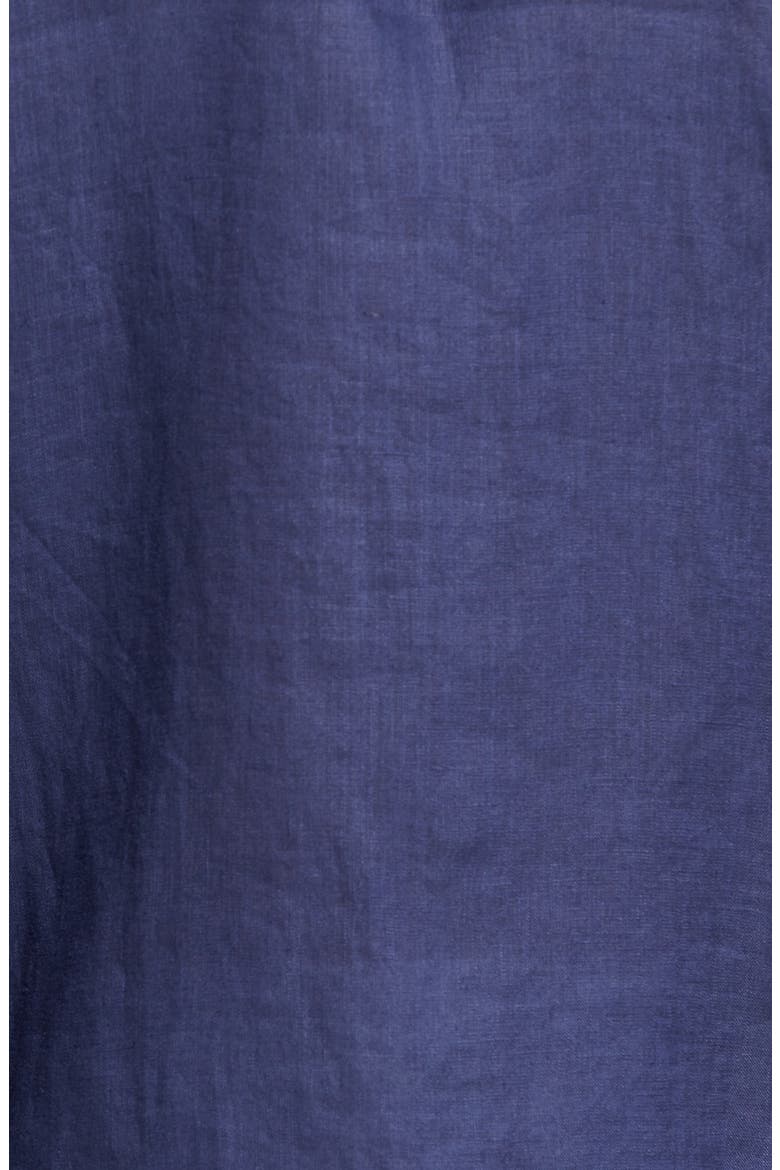 Men's Linen Solid Shirt, Alternate, color, NAVY