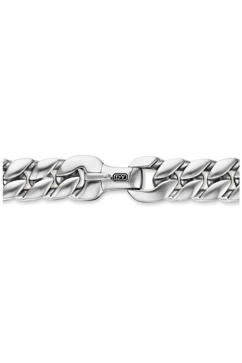 Men's Curb Chain Necklace in Sterling Silver, 11.5mm, Alternate, color, SILVER