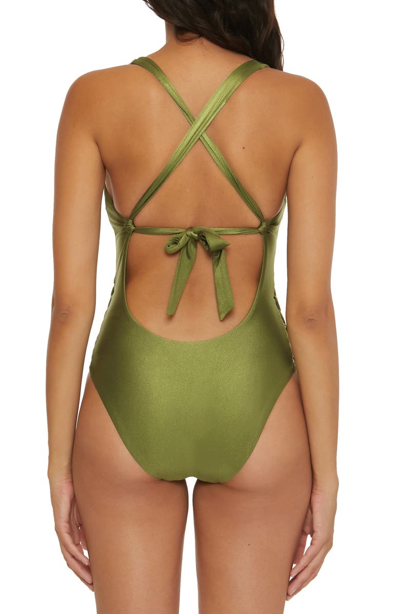 Becca Color Sheen Ladder One-Piece Swimsuit, Alternate, color, 