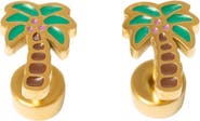 Pip Pop Palm Tree Stud Earrings